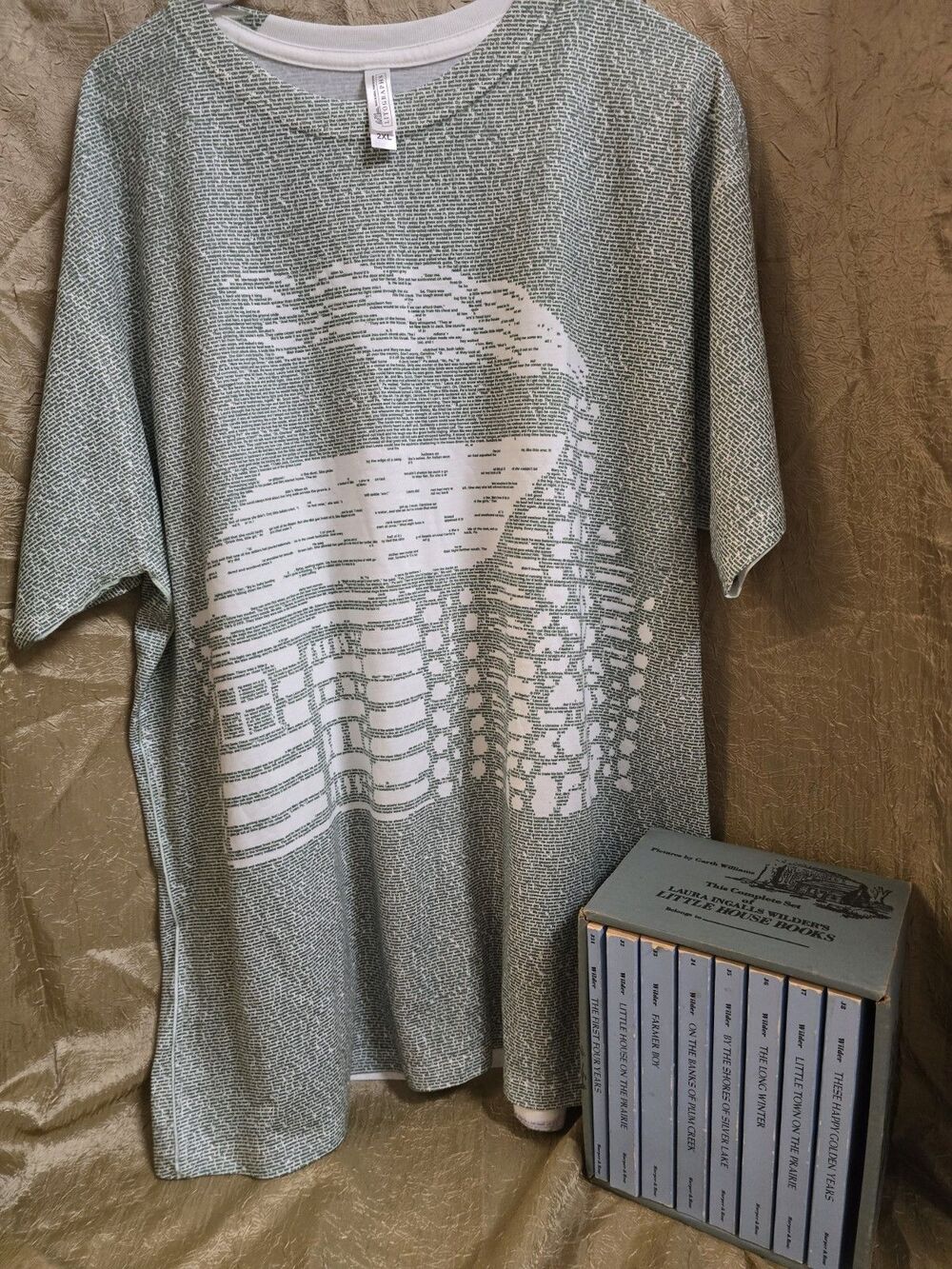 Litographs Little House on the Prairie Shirt 2XL NWOT + Vintage 1971 Harper &...